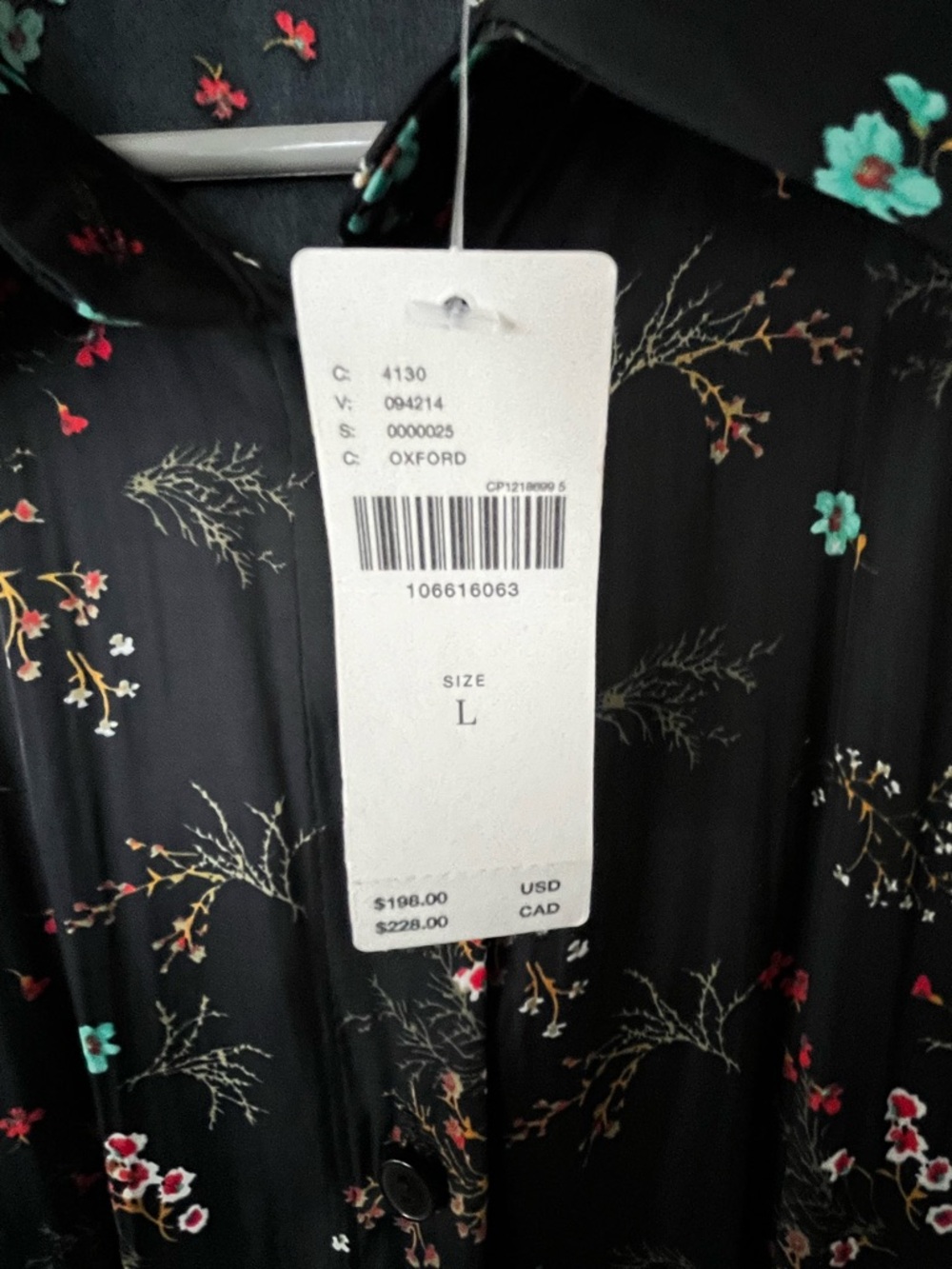 NWT Anthropologie Exquise The Tobie Long Sleeve Satin Mini Shirt Dress L - Picture 4 of 9